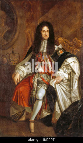 Charles II d'Inghilterra da Kneller Foto Stock
