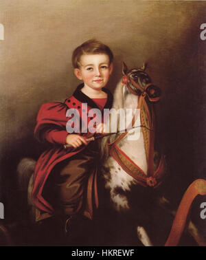 Charles lavallen jessop (ragazzo su un cavallo a dondolo) sarah miriam peale Foto Stock