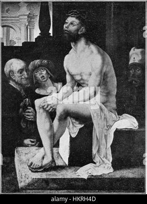 Cristo riposo dopo la flagellazione dopo Jan Gossart J. Schulman vendita Foto Stock