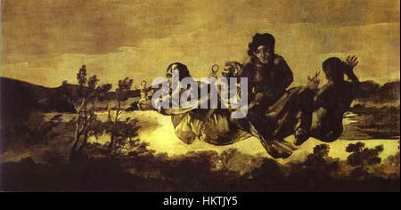 Francisco de Goya i destini (Atropo) Foto Stock