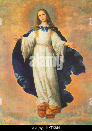 Francisco de Zurbaran Immacolata Concezione 3 Foto Stock