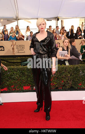 Los Angeles, Stati Uniti. 29th gennaio 2017. Gwendoline Christie Al 23rd Annual Screen Actors Guild Awards Al Shrine Auditorium Di Los Angeles, California. Credito: Faye Sadou/Mediapunch Foto Stock