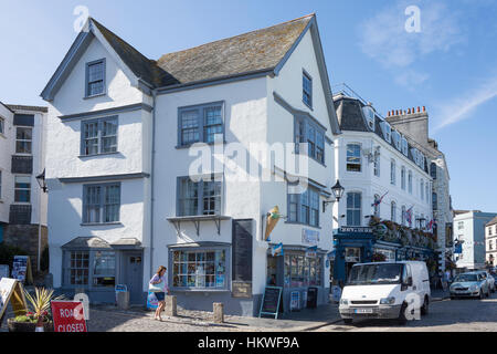Edifici del periodo, Barbican, Plymouth Devon, Inghilterra, Regno Unito Foto Stock