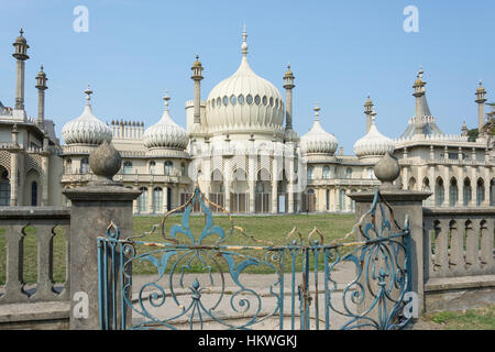 La Brighton Royal Pavilion, Old Steine, Brighton East Sussex, England, Regno Unito Foto Stock