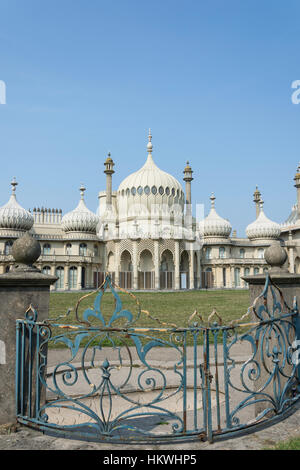 La Brighton Royal Pavilion, Old Steine, Brighton East Sussex, England, Regno Unito Foto Stock