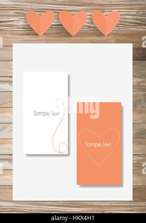 Business card template, illustrazione vettoriale. Illustrazione Vettoriale