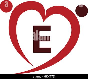 Amore iniziale E Illustrazione Vettoriale