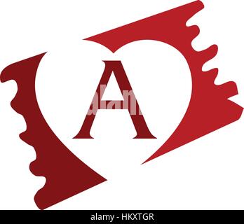 Amore iniziale A Illustrazione Vettoriale