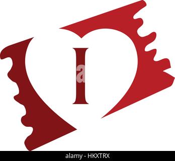 Amore iniziale ho Illustrazione Vettoriale