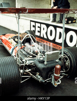 1969 Graham Hill GB Lotus 49 Box Brands Hatch GP britannico-GG Foto Stock