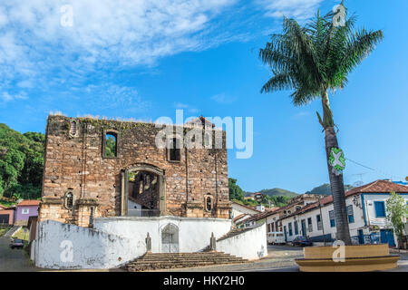 Nossa Senhora do Rosario Chiesa, Sabara, Belo Horizonte, Minas Gerais, Brasile Foto Stock