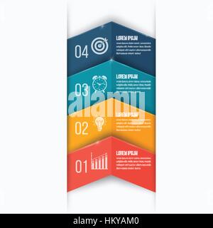 Business è un modello di progetto con le frecce Illustrazione Vettoriale