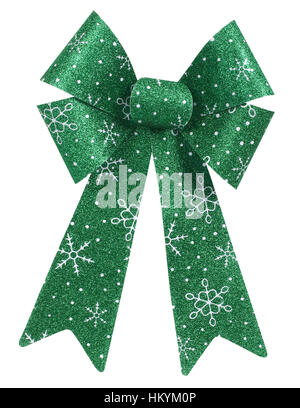Verde di Natale a prua Foto Stock
