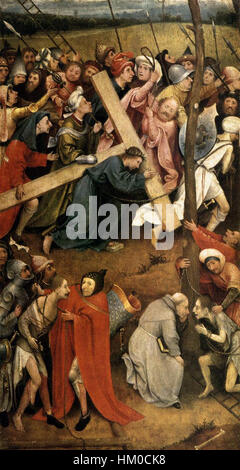 Hieronymus Bosch - il Cristo che porta la croce - WGA2498 Foto Stock