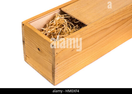 Scatola in legno per il vino Foto Stock