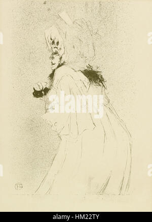 Henri de Toulouse-Lautrec Miss può Belfort saluant Litho Foto Stock