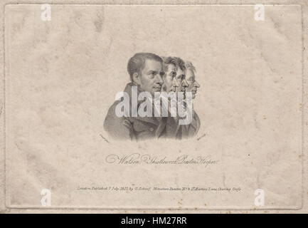 James Watson; Arthur Thistlewood; Thomas Preston; John Hooper da William Holl Sr (2) Foto Stock