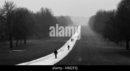 Lunga passeggiata, Windsor Foto Stock