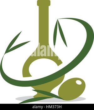 Olio di oliva Illustrazione Vettoriale