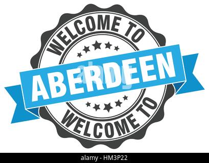 Aberdeen round della guarnizione a nastro Illustrazione Vettoriale