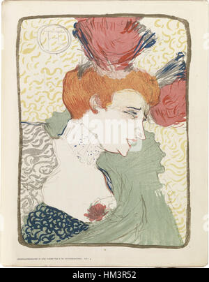 Henri de Toulouse-Lautrec Mademoiselle Marcelle mutuante Foto Stock
