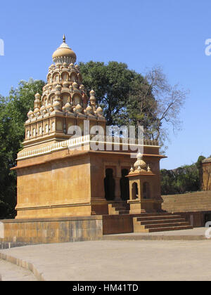 Signore Shiva temple at nana Phadnavis Wada Wai, Satara, Maharashtra, India Foto Stock