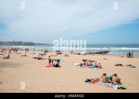 Boxing Day su Manly, Spiaggia di Sydney, Nuovo Galles del Sud Australia Foto Stock