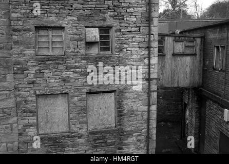 Deserta edifici industriali / Alston mulino ad alta / Fonderia - Alston, Cumbria Foto Stock