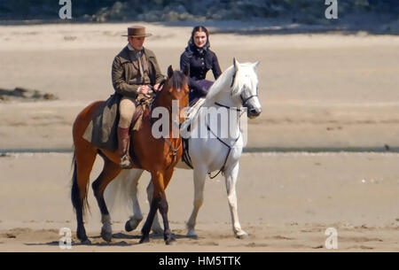 Mio cugino RACHEL 2017 Fox Searchlight film con Rachel Weisz e Sam Claflin Foto Stock