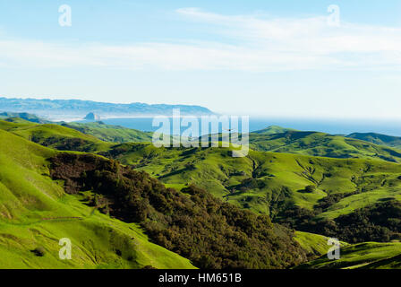 San Luis Obispo Morro Bay in primavera Foto Stock