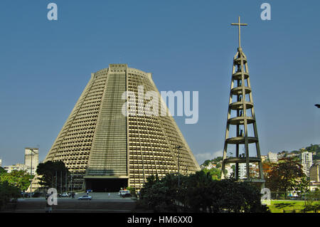 RIO DE JANEIRO, BR - circa agosto 2011 - La cattedrale di Rio de Janeiro. Foto Stock