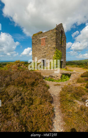 Parys montagna miniera di rame nei pressi di Amlwch Anglesey. Foto Stock