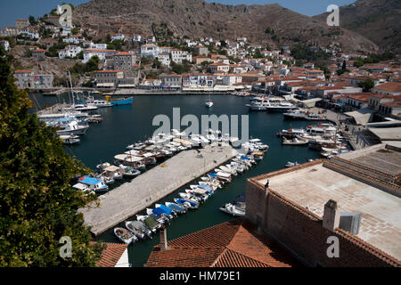 Città hydra hydra grecia Foto Stock