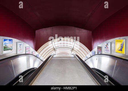 Stazione della metropolitana di Baker Street, Londra, Regno Unito Foto Stock