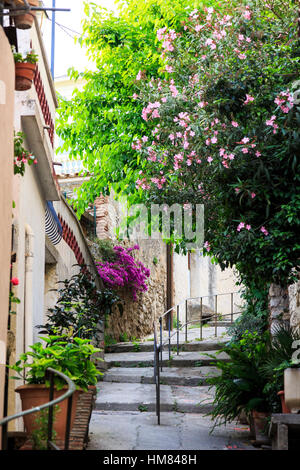 Il villaggio di La Cadiere d'Azur, in Cote d'azur, nel sud della Francia Foto Stock