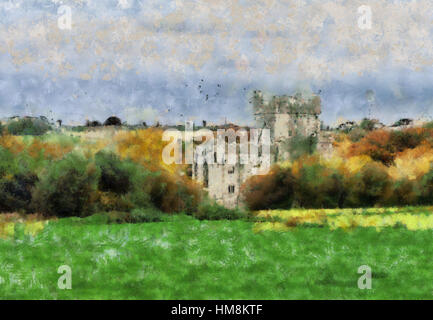 Tintern Abbey, County Wexford, Irlanda Foto Stock