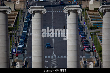 Plaza España Barcelona Foto Stock