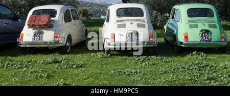 Fiat 500 classic car Foto Stock