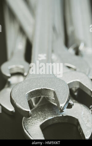 chiavi di dimensioni diverse Foto Stock