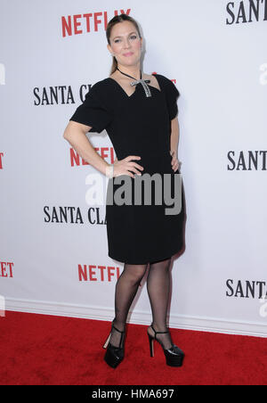 Hollywood, CA, Stati Uniti d'America. Il 1° febbraio 2017. 01 Febbraio 2017 - Hollywood, California - Drew Barrymore. Premiere di Netflix '"Santa Clarita dieta" tenutosi a ArcLight Cinema Glossari Affini Dome. Photo credit: Birdie Thompson/AdMedia Credito: Birdie Thompson/AdMedia/ZUMA filo/Alamy Live News Foto Stock