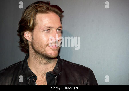 Madrid, Spagna. Il 1° febbraio 2017. Luke Bracey assiste il nuovo Ralph Lauren Frangance 'Polo rosso Extreme" presentazione a Estudios Cenital il 1 febbraio 2017 a Madrid, Spagna. | Verwendung weltweit/picture alliance Credit: dpa/Alamy Live News Foto Stock