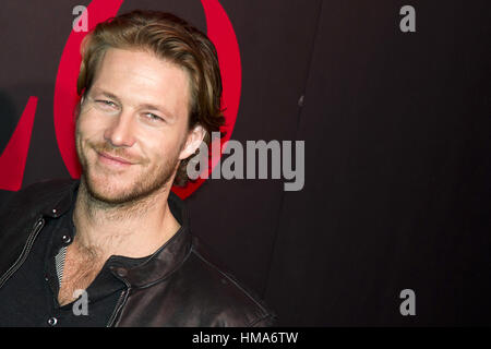 Madrid, Spagna. Il 1° febbraio 2017. Luke Bracey assiste il nuovo Ralph Lauren Frangance 'Polo rosso Extreme" presentazione a Estudios Cenital il 1 febbraio 2017 a Madrid, Spagna. | Verwendung weltweit/picture alliance Credit: dpa/Alamy Live News Foto Stock