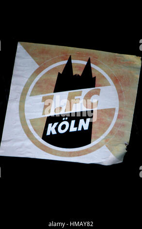 Das Logo der Marke '1.FC Koeln', Berlino. Foto Stock