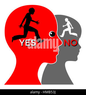 Decisioni a maturità può interferire con esperienze nella prima infanzia Foto Stock