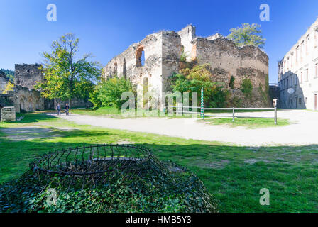 Gars am Kamp: le rovine del castello, Waldviertel, Niederösterreich, Austria Inferiore, Austria Foto Stock