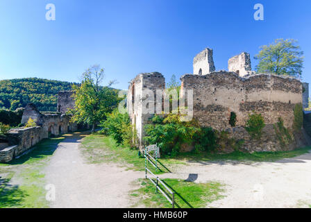 Gars am Kamp: le rovine del castello, Waldviertel, Niederösterreich, Austria Inferiore, Austria Foto Stock