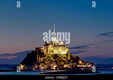 Mont Saint Michel (Saint Michael Mount) (50) Foto Stock