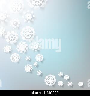 Abstract sfondo di natale template con copyspace. EPS vettore 10 Illustrazione Vettoriale