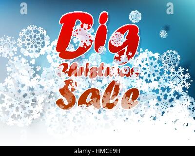 Vendita di Natale sfondo. EPS 10 Illustrazione Vettoriale