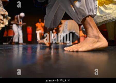 Bahia di danza folcloristica, localmente noto come Bale Folclorico da Bahia. Foto Stock